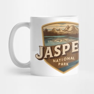Retro Jasper National Park Mug